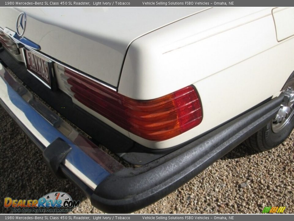 1980 Mercedes-Benz SL Class 450 SL Roadster Light Ivory / Tobacco Photo #10