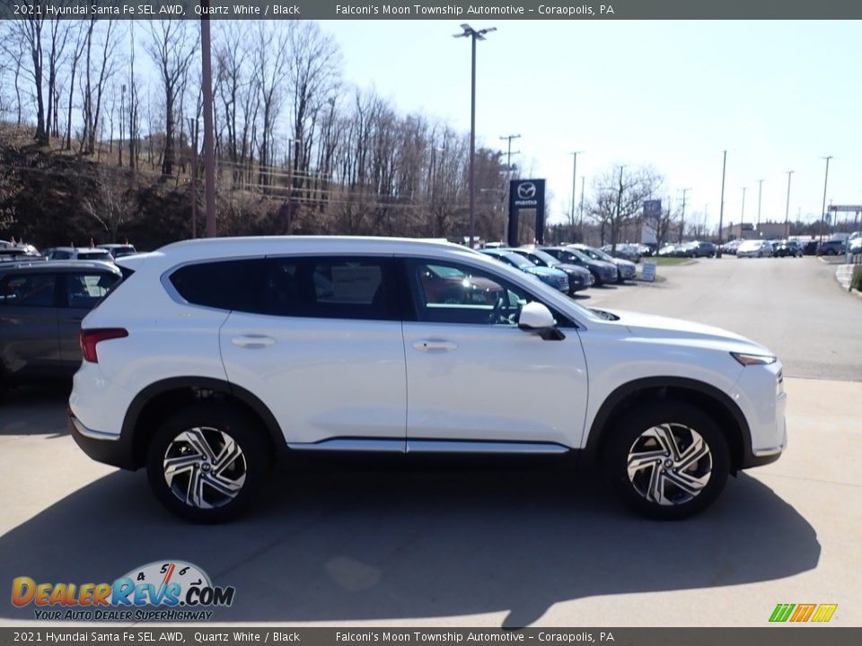 2021 Hyundai Santa Fe SEL AWD Quartz White / Black Photo #1