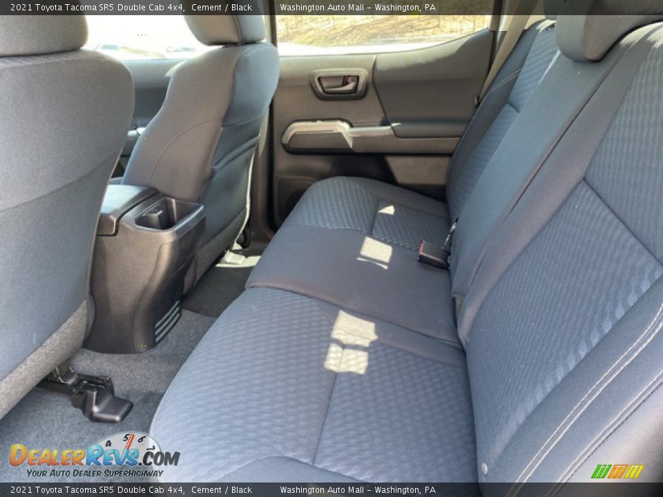 Rear Seat of 2021 Toyota Tacoma SR5 Double Cab 4x4 Photo #26