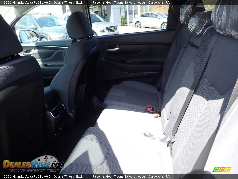2021 Hyundai Santa Fe SEL AWD Quartz White / Black Photo #8