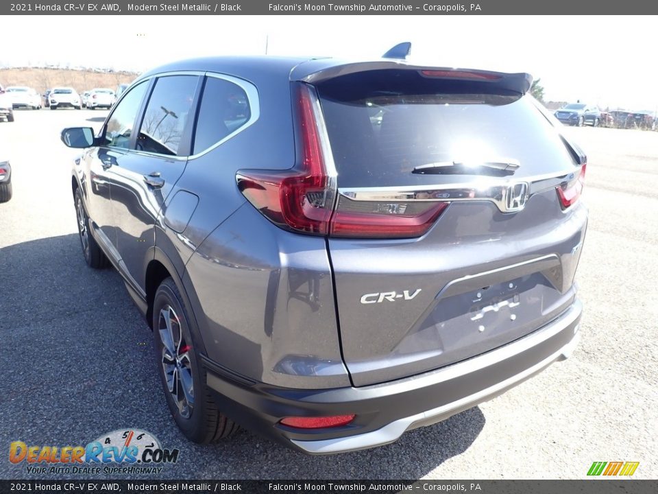 2021 Honda CR-V EX AWD Modern Steel Metallic / Black Photo #4