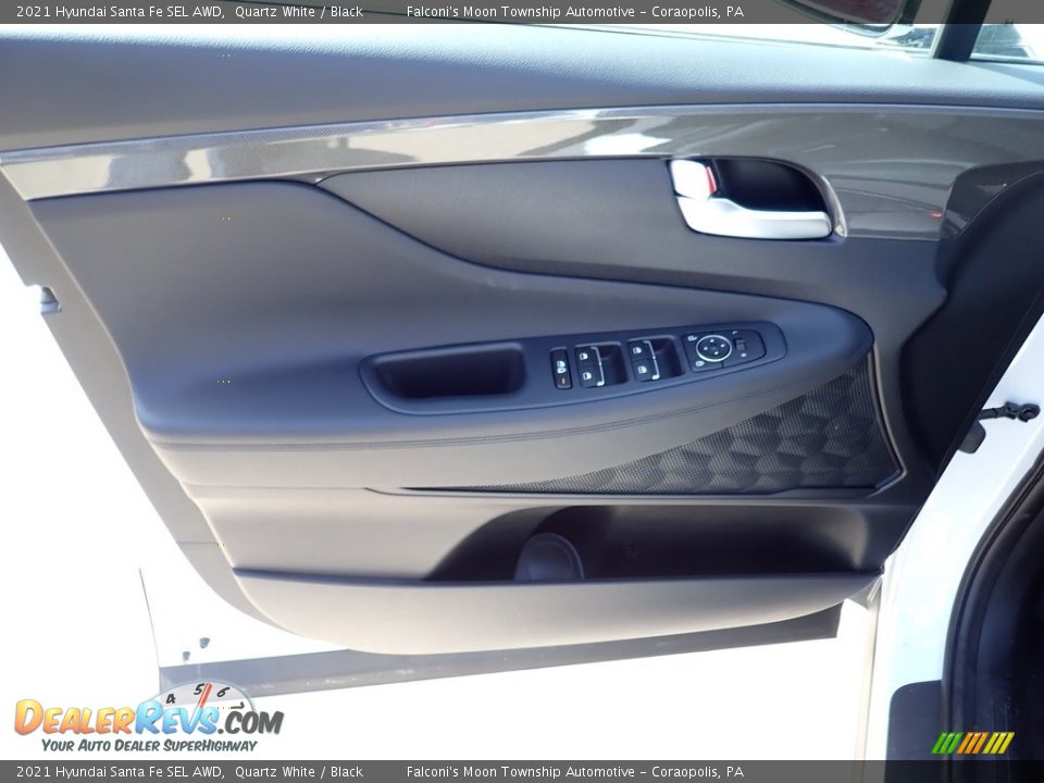 2021 Hyundai Santa Fe SEL AWD Quartz White / Black Photo #10
