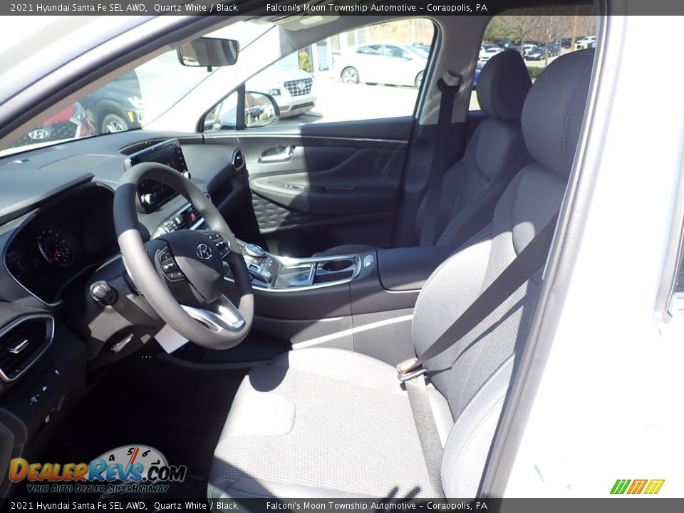 2021 Hyundai Santa Fe SEL AWD Quartz White / Black Photo #11