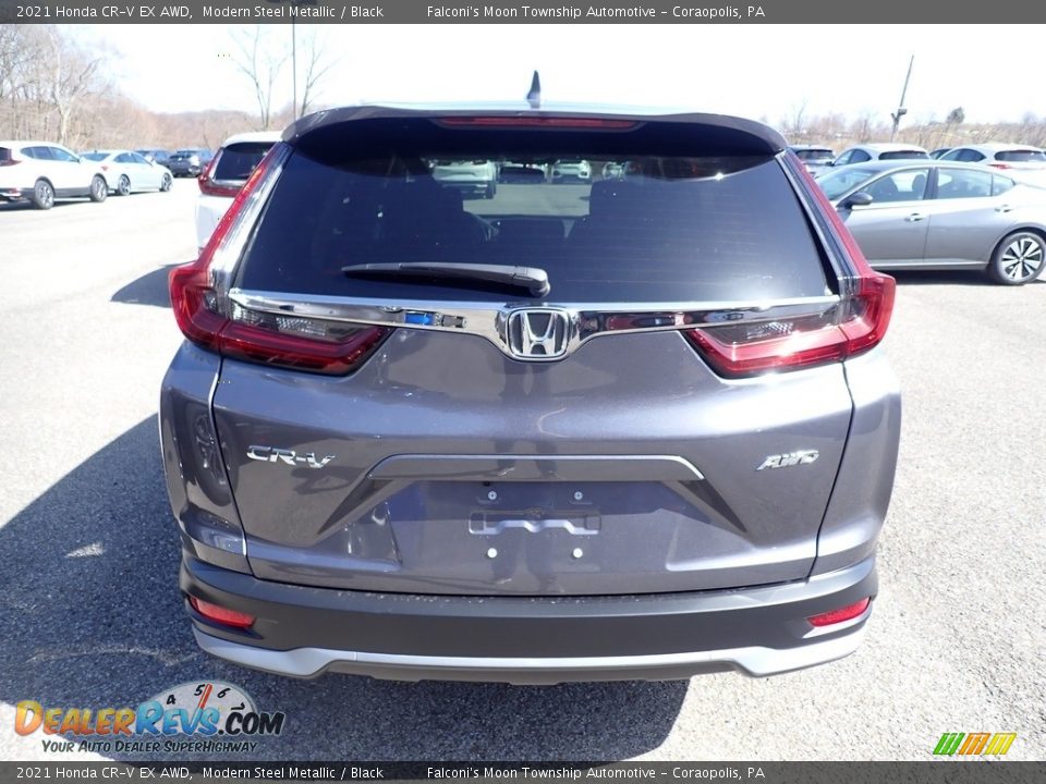 2021 Honda CR-V EX AWD Modern Steel Metallic / Black Photo #5