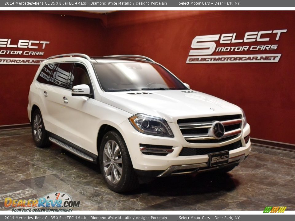 2014 Mercedes-Benz GL 350 BlueTEC 4Matic Diamond White Metallic / designo Porcelain Photo #3