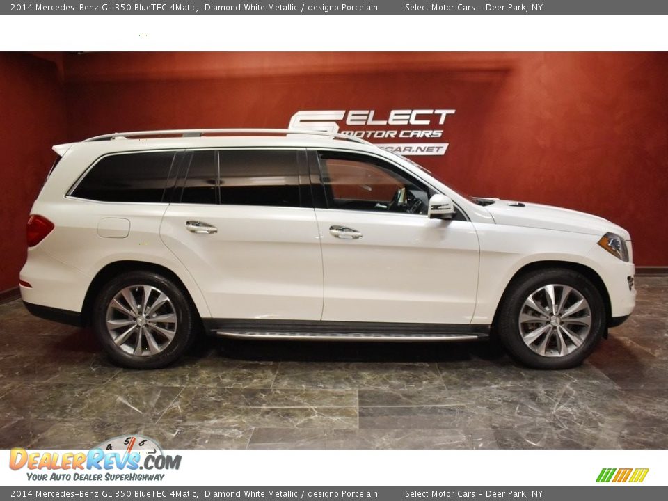 2014 Mercedes-Benz GL 350 BlueTEC 4Matic Diamond White Metallic / designo Porcelain Photo #4