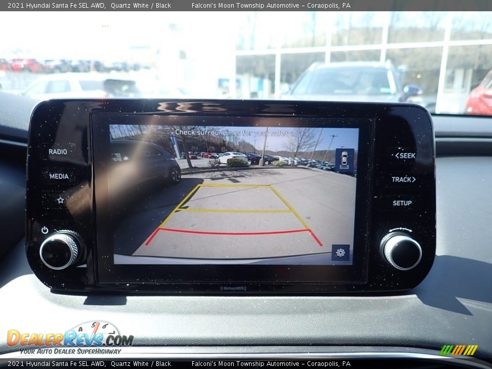 2021 Hyundai Santa Fe SEL AWD Quartz White / Black Photo #14