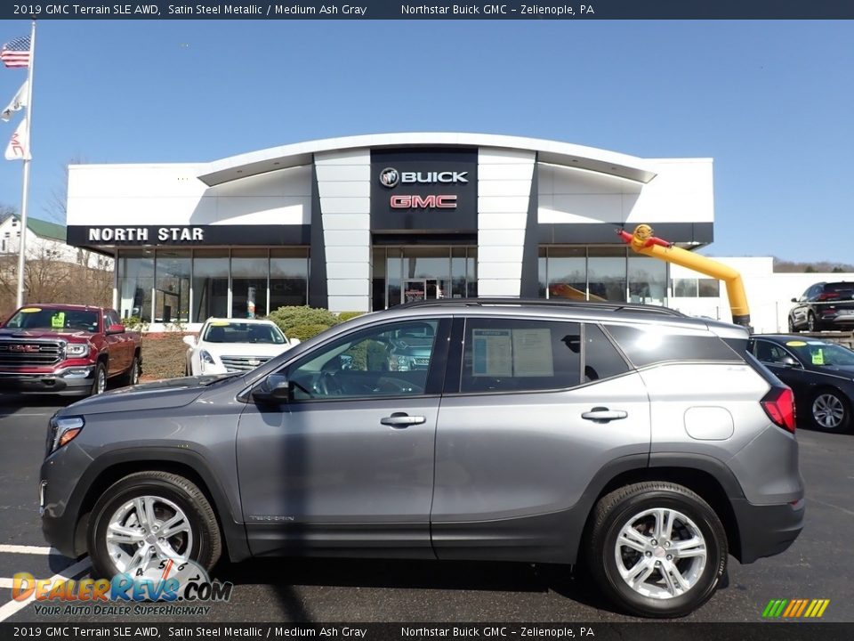 2019 GMC Terrain SLE AWD Satin Steel Metallic / Medium Ash Gray Photo #1