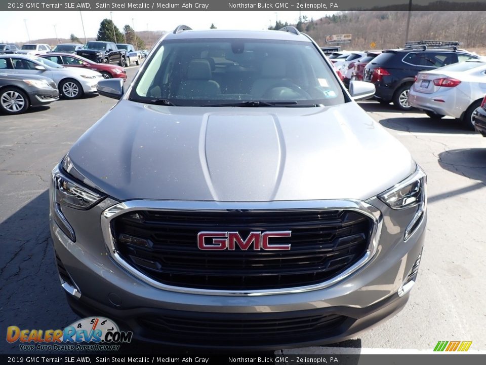 2019 GMC Terrain SLE AWD Satin Steel Metallic / Medium Ash Gray Photo #3