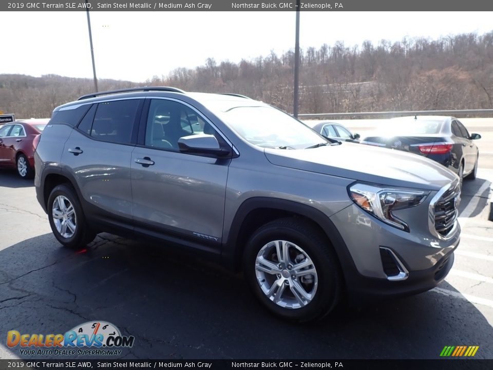 2019 GMC Terrain SLE AWD Satin Steel Metallic / Medium Ash Gray Photo #4