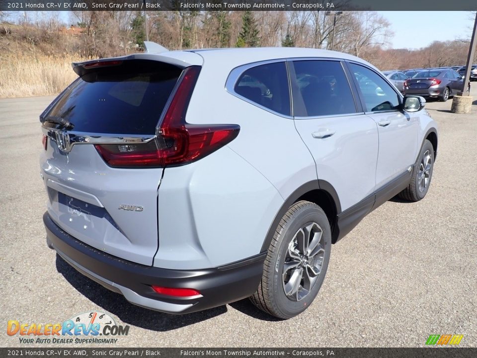 2021 Honda CR-V EX AWD Sonic Gray Pearl / Black Photo #4