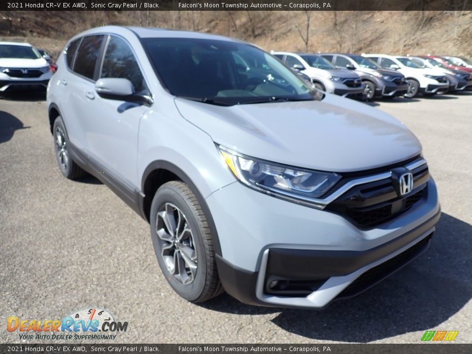 2021 Honda CR-V EX AWD Sonic Gray Pearl / Black Photo #5