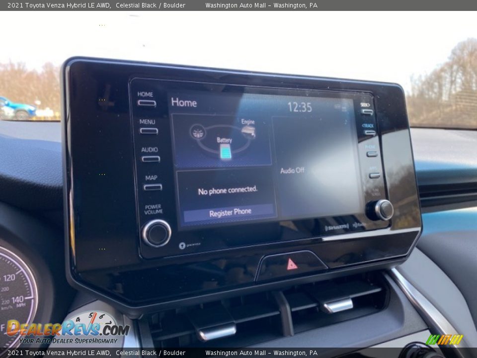 2021 Toyota Venza Hybrid LE AWD Celestial Black / Boulder Photo #8