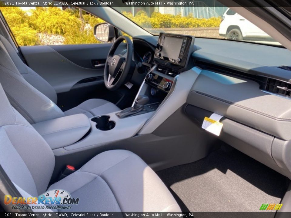 2021 Toyota Venza Hybrid LE AWD Celestial Black / Boulder Photo #10