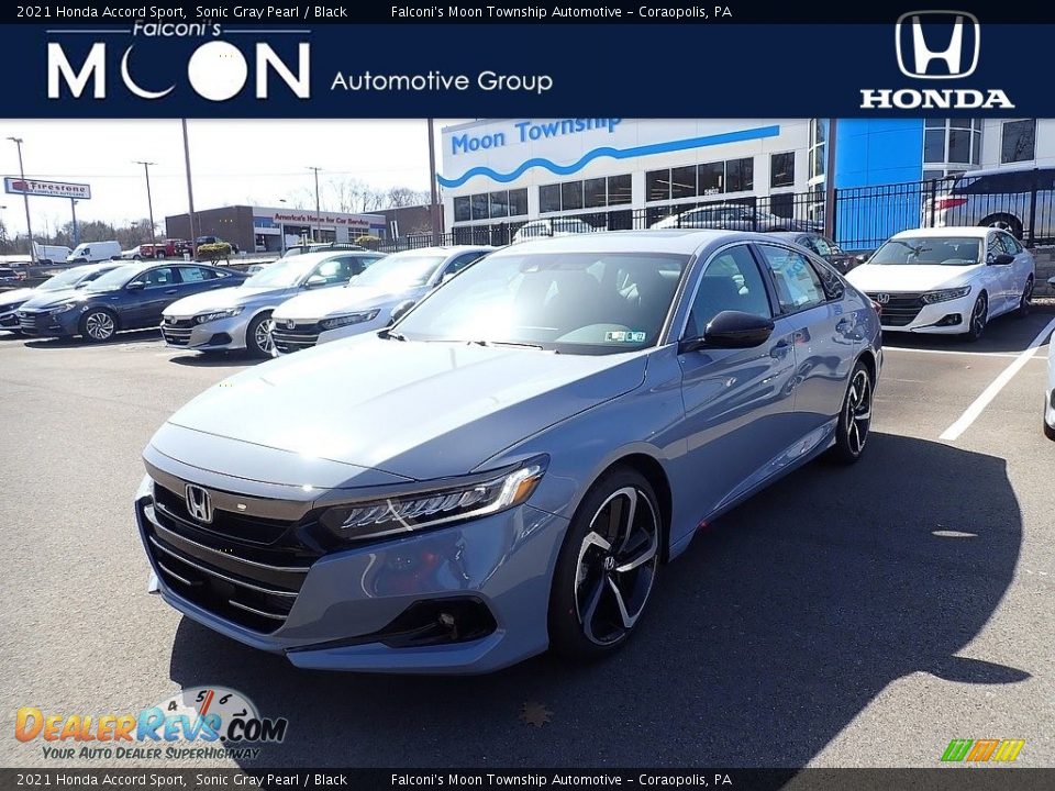 2021 Honda Accord Sport Sonic Gray Pearl / Black Photo #1