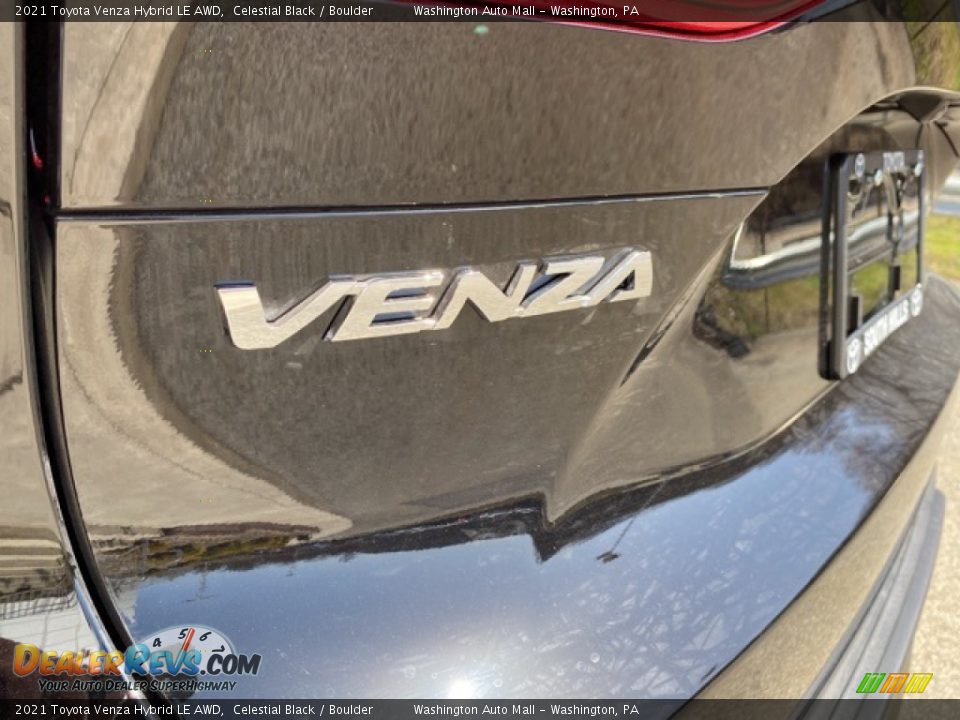 2021 Toyota Venza Hybrid LE AWD Celestial Black / Boulder Photo #23