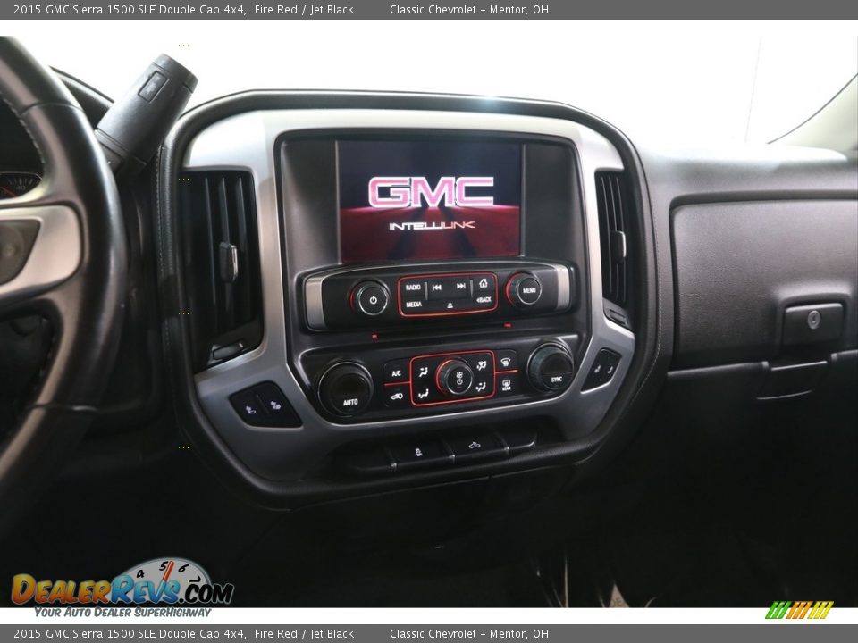 2015 GMC Sierra 1500 SLE Double Cab 4x4 Fire Red / Jet Black Photo #10