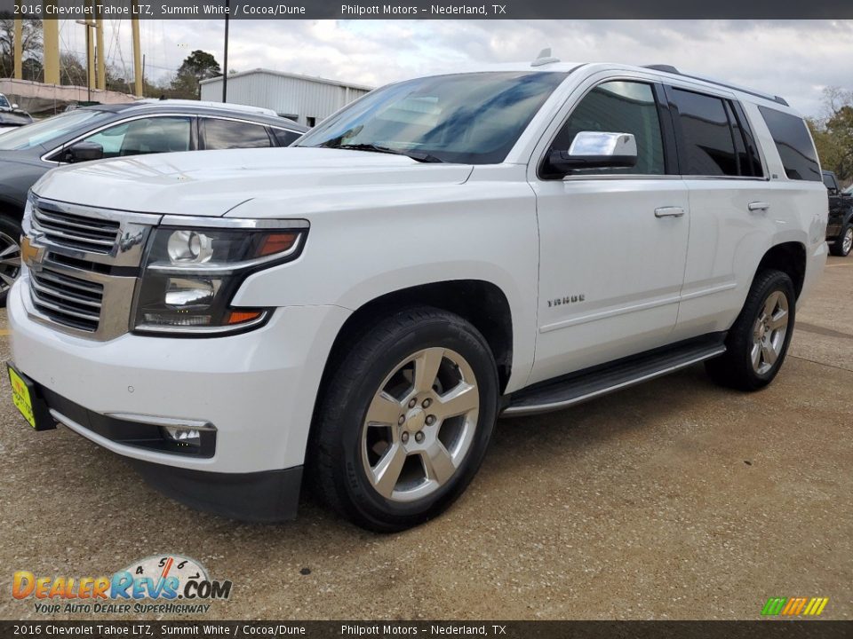 Front 3/4 View of 2016 Chevrolet Tahoe LTZ Photo #2