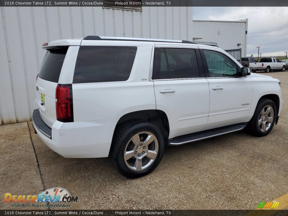 2016 Chevrolet Tahoe LTZ Summit White / Cocoa/Dune Photo #3