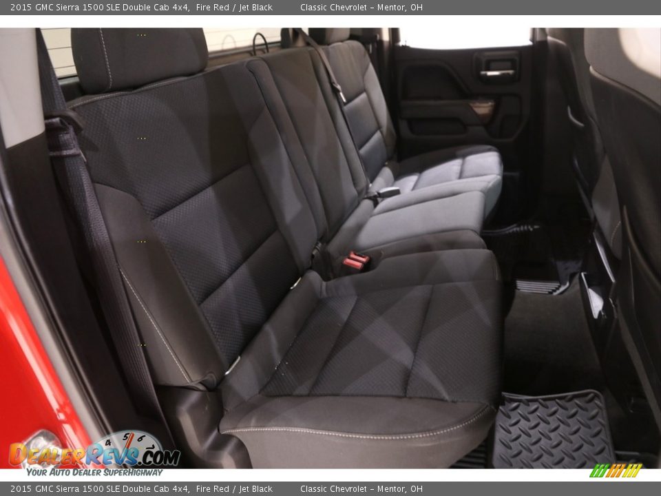 2015 GMC Sierra 1500 SLE Double Cab 4x4 Fire Red / Jet Black Photo #16