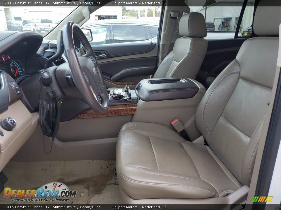 Front Seat of 2016 Chevrolet Tahoe LTZ Photo #4