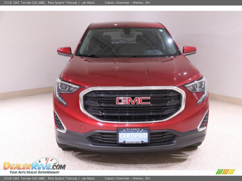 2018 GMC Terrain SLE AWD Red Quartz Tintcoat / ­Jet Black Photo #2