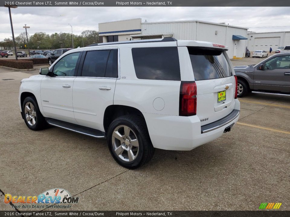 2016 Chevrolet Tahoe LTZ Summit White / Cocoa/Dune Photo #11