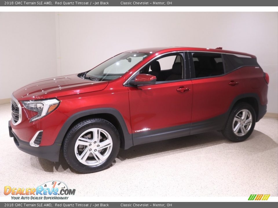 2018 GMC Terrain SLE AWD Red Quartz Tintcoat / ­Jet Black Photo #3