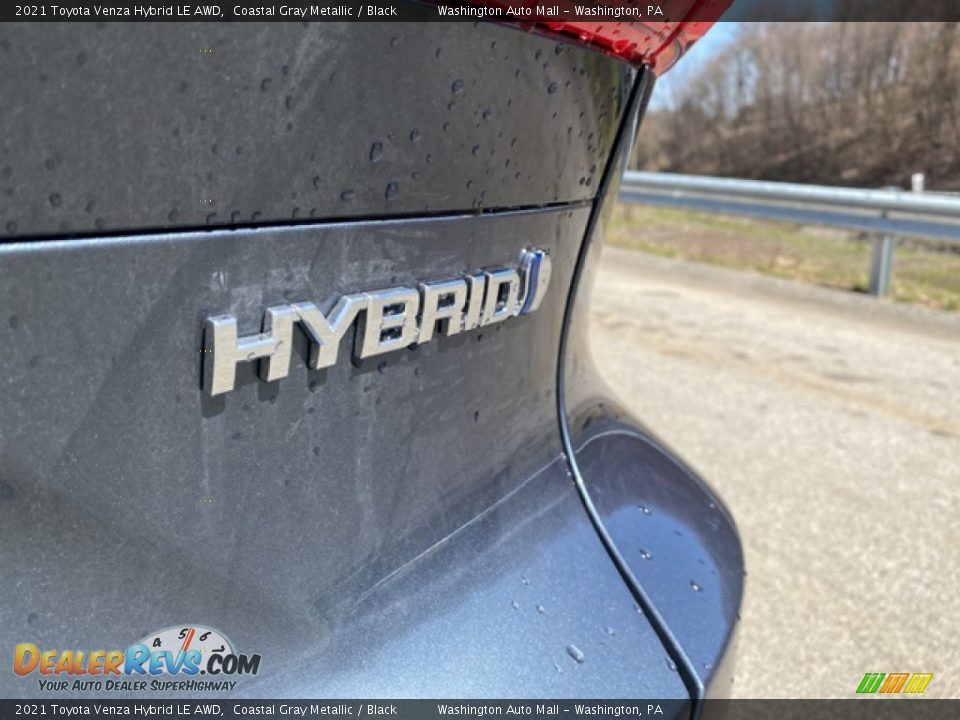 2021 Toyota Venza Hybrid LE AWD Coastal Gray Metallic / Black Photo #22