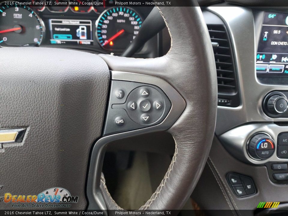 2016 Chevrolet Tahoe LTZ Steering Wheel Photo #17