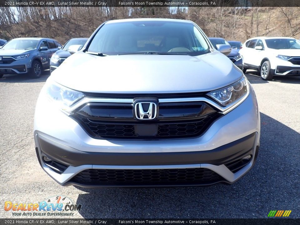 2021 Honda CR-V EX AWD Lunar Silver Metallic / Gray Photo #2