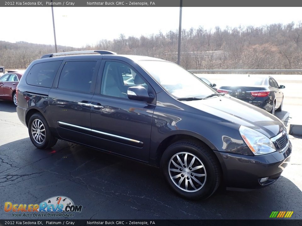 2012 Kia Sedona EX Platinum / Gray Photo #4