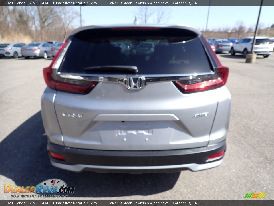 2021 Honda CR-V EX AWD Lunar Silver Metallic / Gray Photo #4