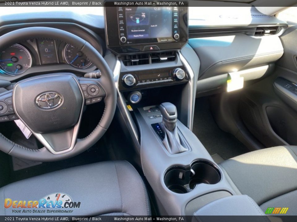 Black Interior - 2021 Toyota Venza Hybrid LE AWD Photo #3