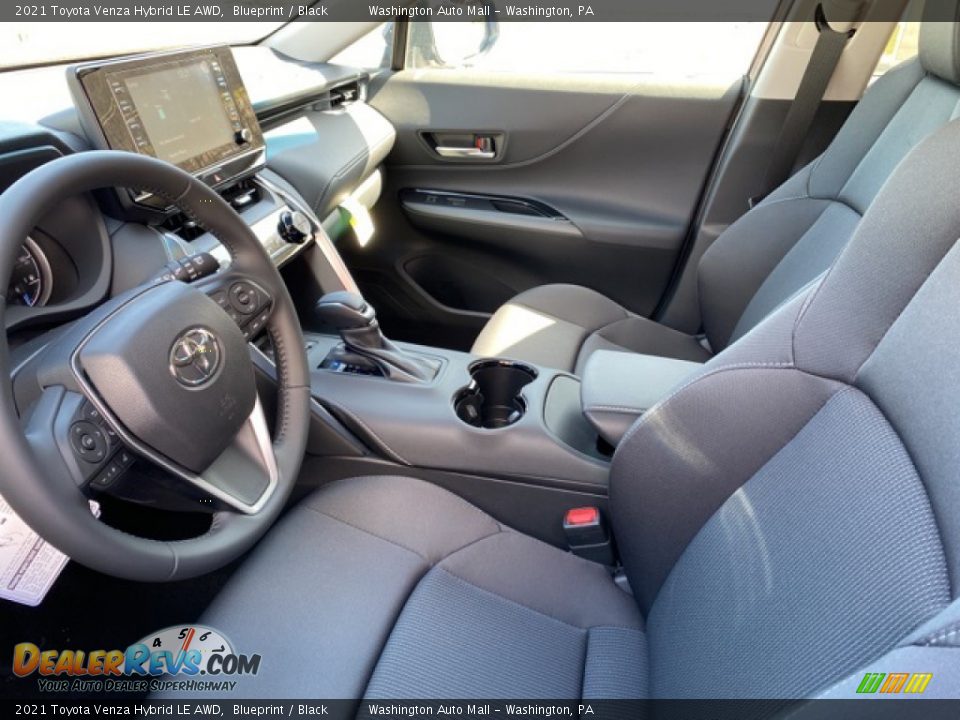Black Interior - 2021 Toyota Venza Hybrid LE AWD Photo #4