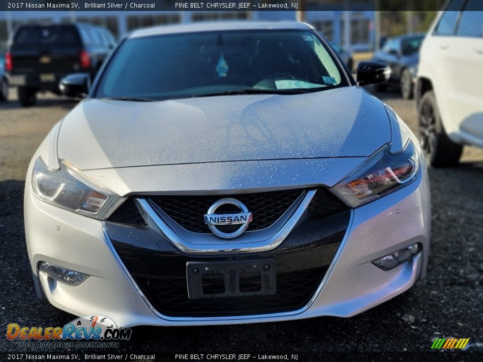 2017 Nissan Maxima SV Brilliant Silver / Charcoal Photo #2