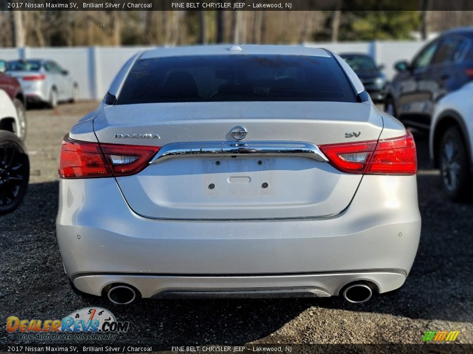 2017 Nissan Maxima SV Brilliant Silver / Charcoal Photo #5