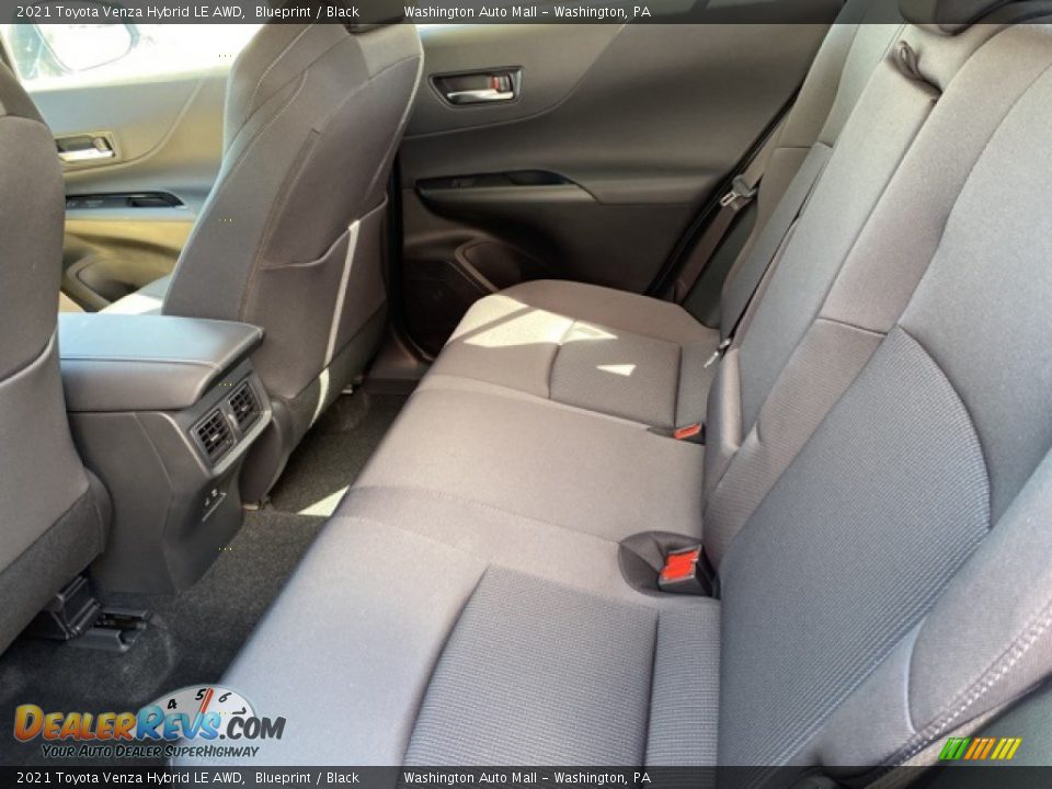 Rear Seat of 2021 Toyota Venza Hybrid LE AWD Photo #24