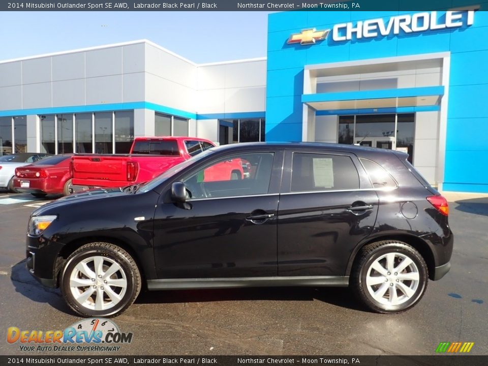 Labrador Black Pearl 2014 Mitsubishi Outlander Sport SE AWD Photo #3