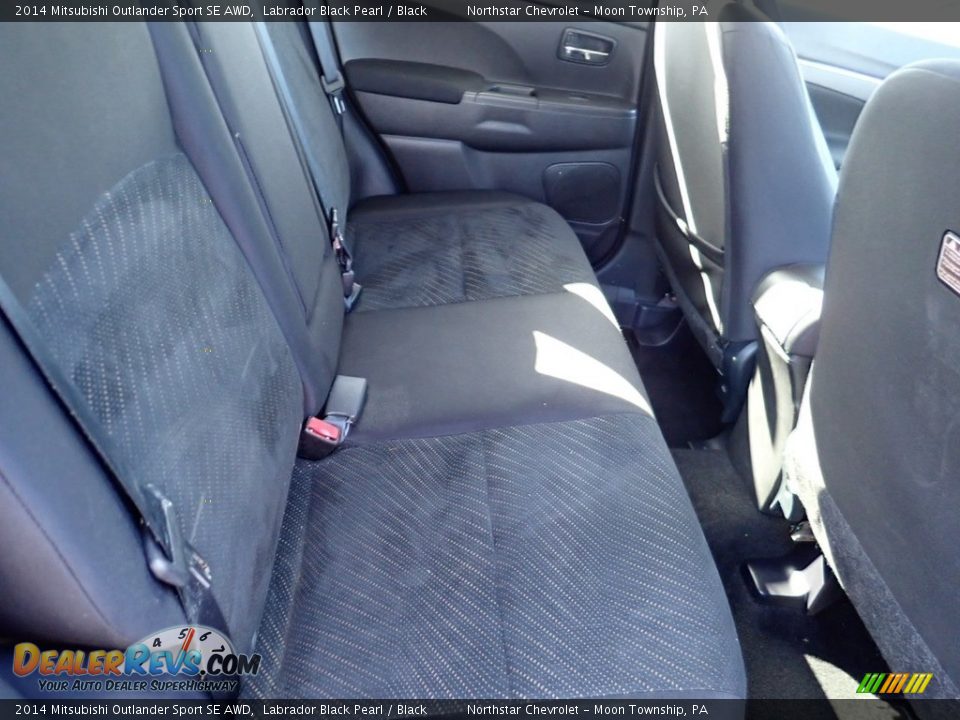 Rear Seat of 2014 Mitsubishi Outlander Sport SE AWD Photo #18