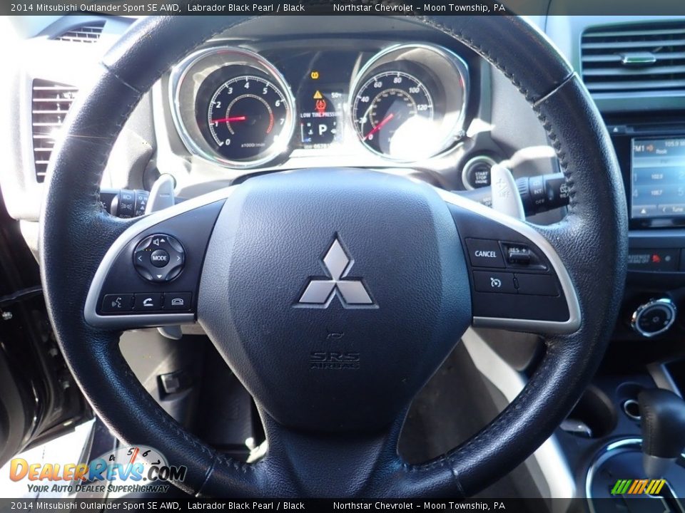 2014 Mitsubishi Outlander Sport SE AWD Steering Wheel Photo #26
