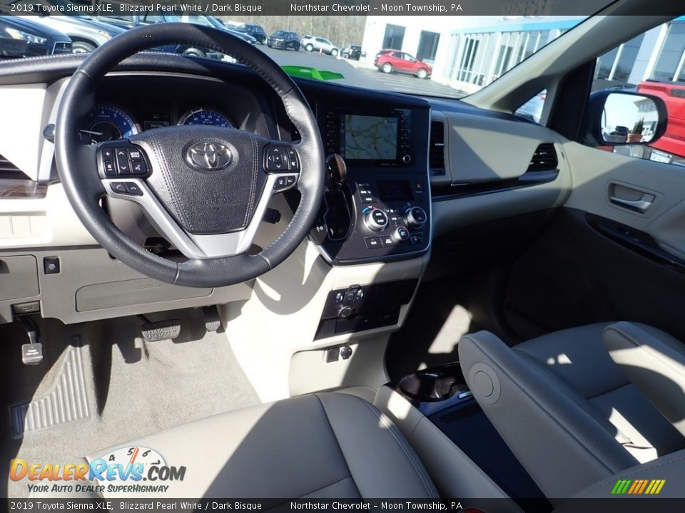 2019 Toyota Sienna XLE Blizzard Pearl White / Dark Bisque Photo #23