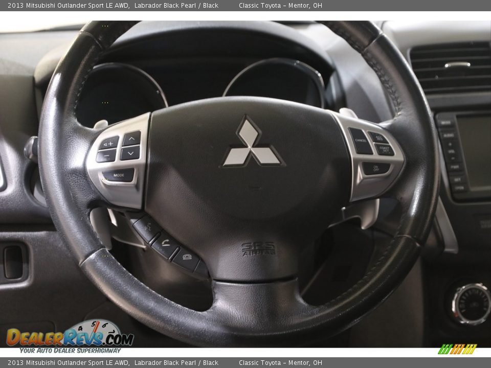 2013 Mitsubishi Outlander Sport LE AWD Steering Wheel Photo #7