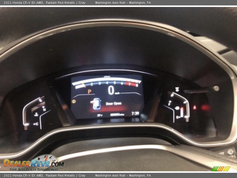2021 Honda CR-V EX AWD Radiant Red Metallic / Gray Photo #8