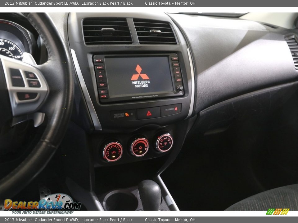 Controls of 2013 Mitsubishi Outlander Sport LE AWD Photo #9