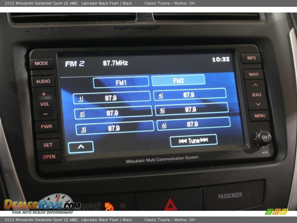 Audio System of 2013 Mitsubishi Outlander Sport LE AWD Photo #10