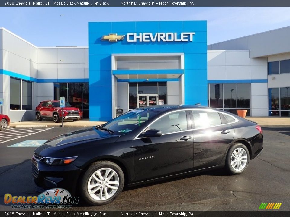 2018 Chevrolet Malibu LT Mosaic Black Metallic / Jet Black Photo #1