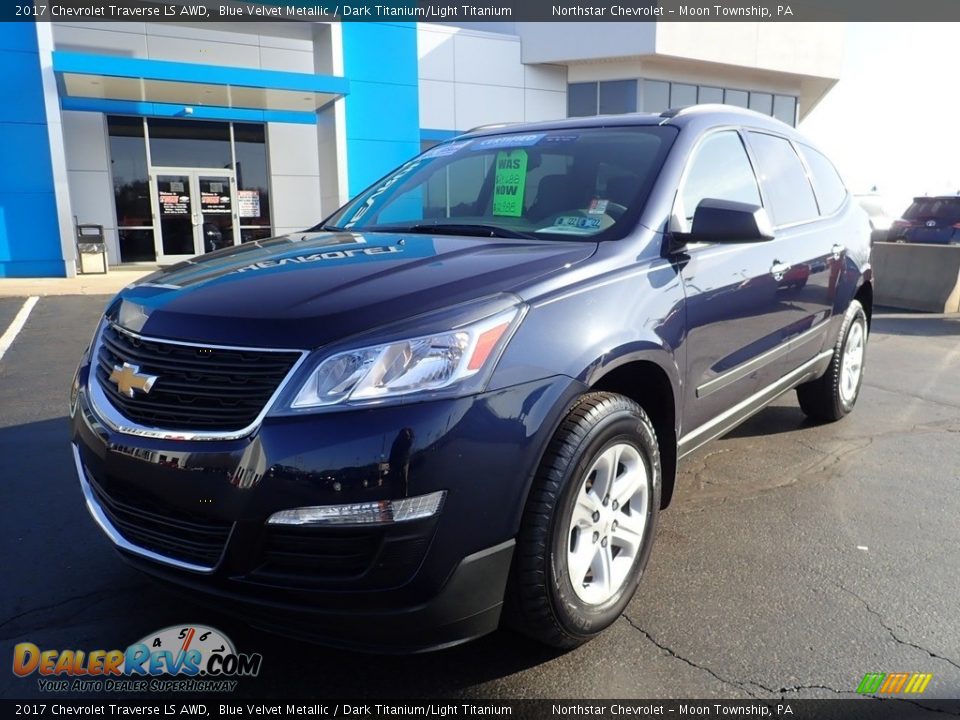 2017 Chevrolet Traverse LS AWD Blue Velvet Metallic / Dark Titanium/Light Titanium Photo #2