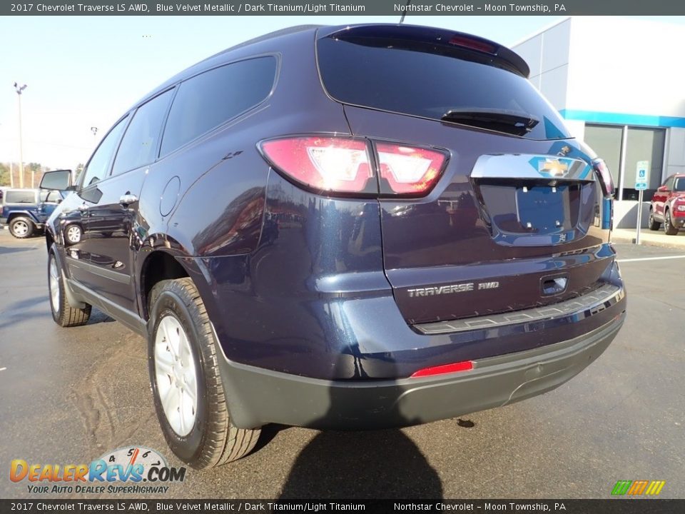 2017 Chevrolet Traverse LS AWD Blue Velvet Metallic / Dark Titanium/Light Titanium Photo #5