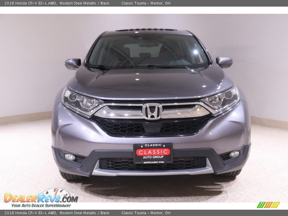 2018 Honda CR-V EX-L AWD Modern Steel Metallic / Black Photo #2